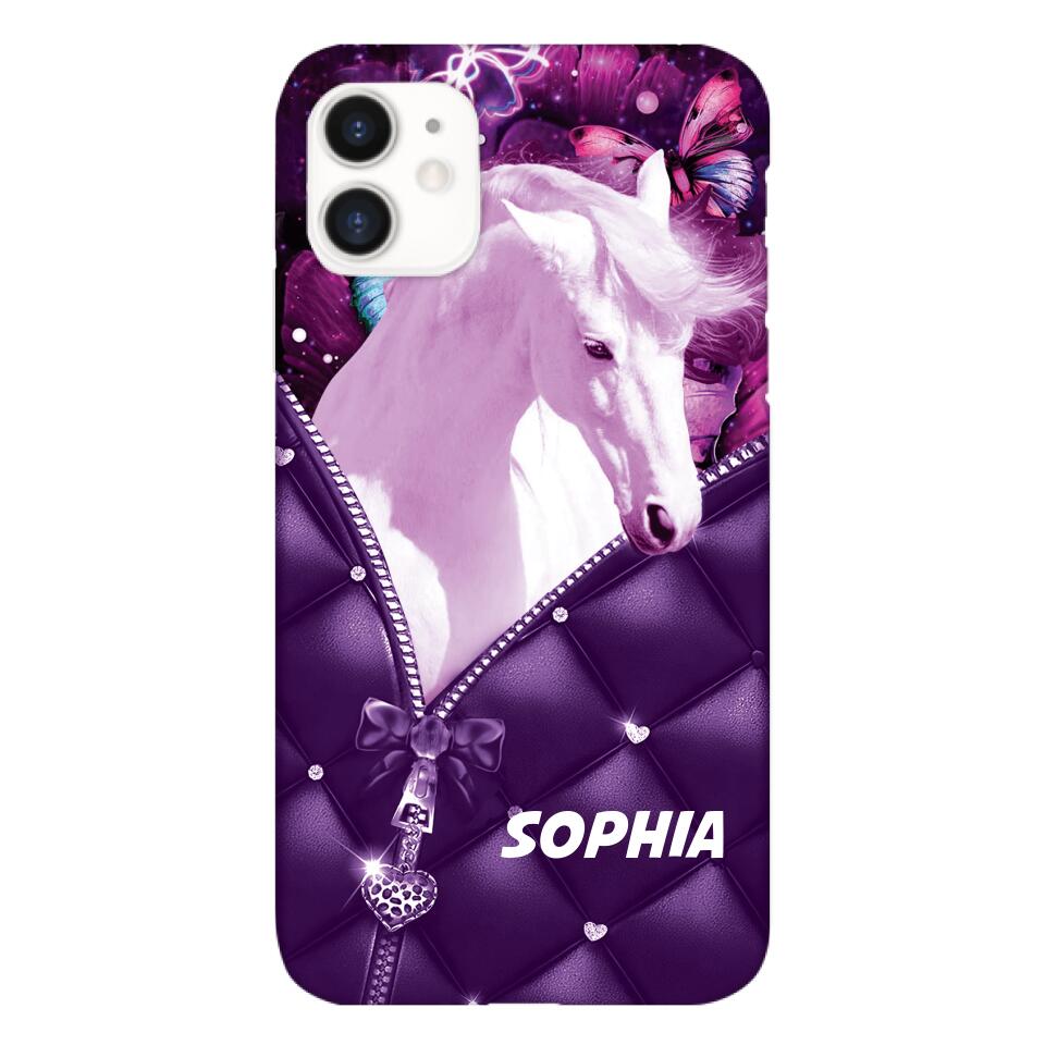 PERSONALIZED HORSE LOVERS PHONECASE NQTN0505