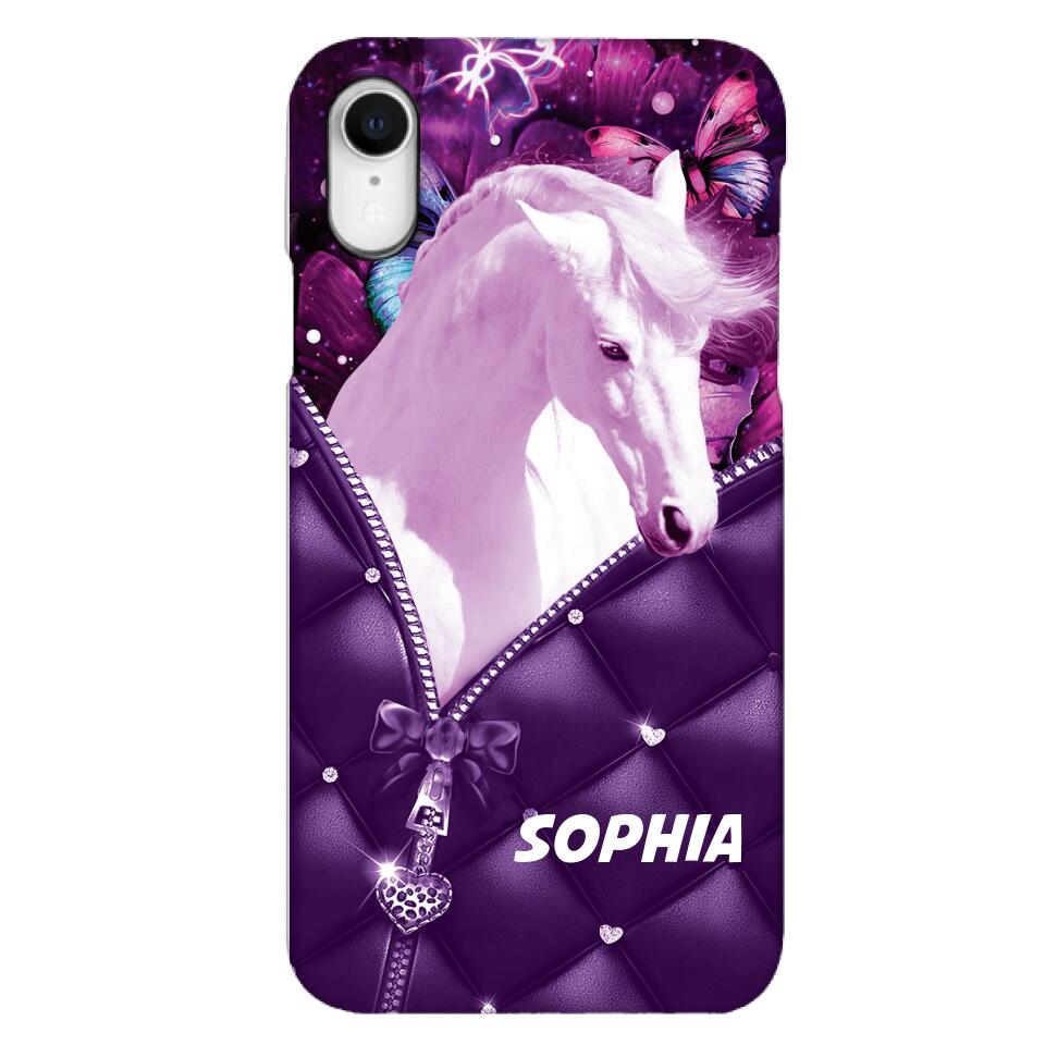 PERSONALIZED HORSE LOVERS PHONECASE NQTN0505