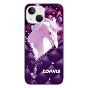 PERSONALIZED HORSE LOVERS PHONECASE NQTN0505