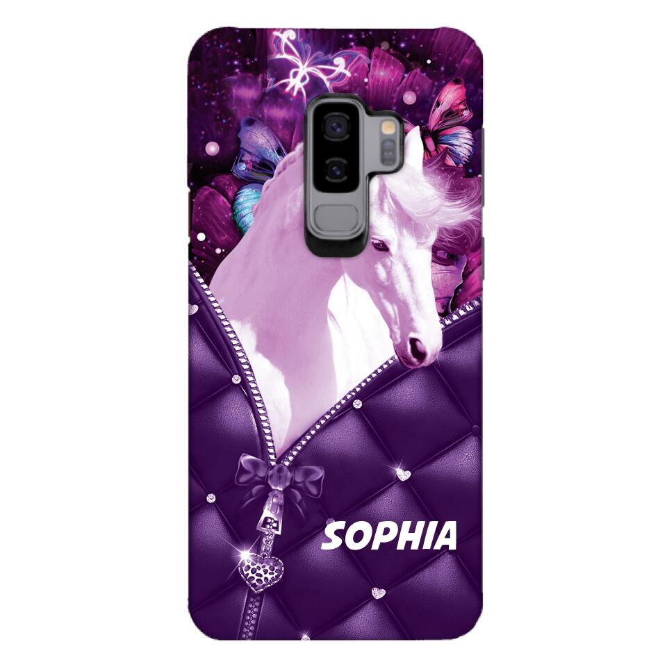 PERSONALIZED HORSE LOVERS PHONECASE NQTN0505