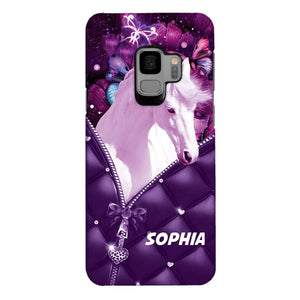 PERSONALIZED HORSE LOVERS PHONECASE NQTN0505