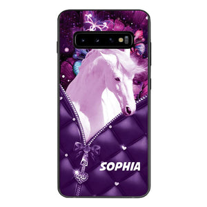 PERSONALIZED HORSE LOVERS PHONECASE NQTN0505