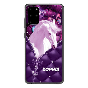 PERSONALIZED HORSE LOVERS PHONECASE NQTN0505