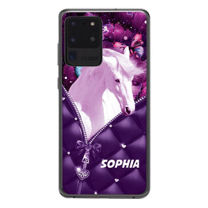 PERSONALIZED HORSE LOVERS PHONECASE NQTN0505