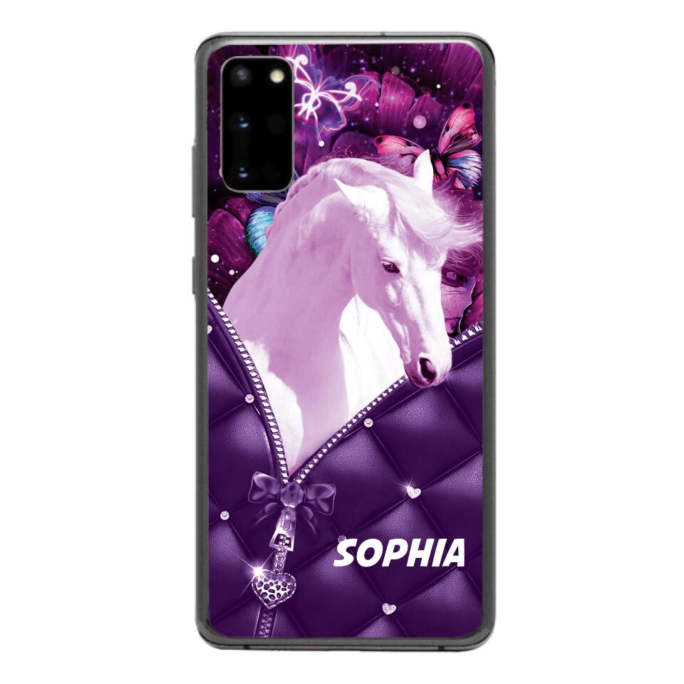 PERSONALIZED HORSE LOVERS PHONECASE NQTN0505