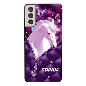 PERSONALIZED HORSE LOVERS PHONECASE NQTN0505