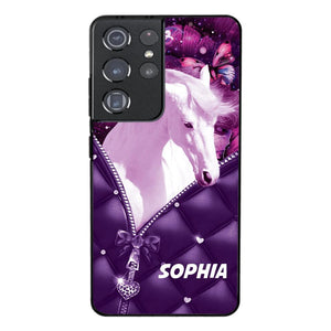 PERSONALIZED HORSE LOVERS PHONECASE NQTN0505