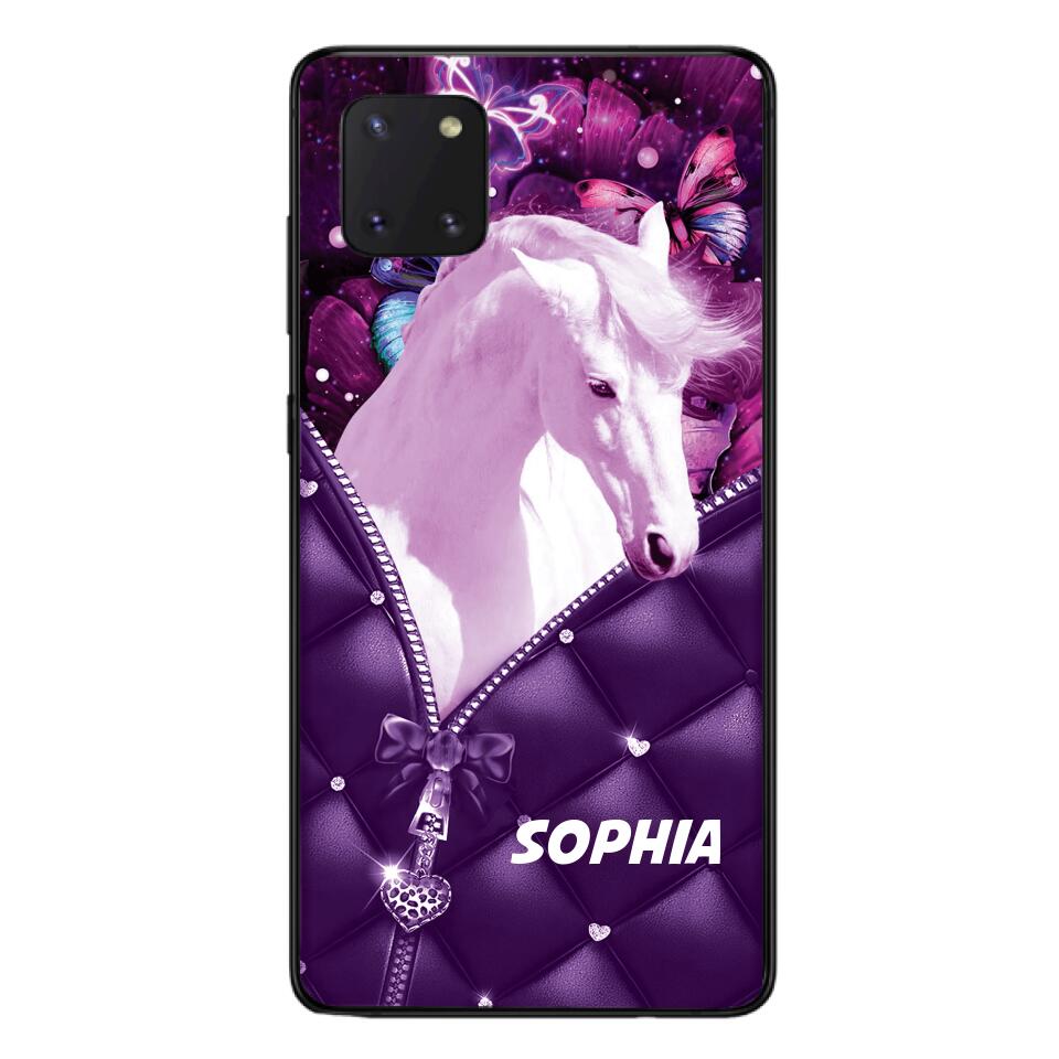 PERSONALIZED HORSE LOVERS PHONECASE NQTN0505