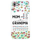 PERSONALIZED MOM GRANDMA KID NAME WITH YEAR OF BIRTH PHONECASE QTDT0605