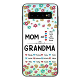 PERSONALIZED MOM GRANDMA KID NAME WITH YEAR OF BIRTH PHONECASE QTDT0605