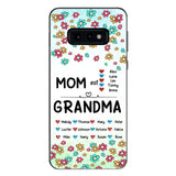 PERSONALIZED MOM GRANDMA KID NAME WITH YEAR OF BIRTH PHONECASE QTDT0605