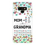 PERSONALIZED MOM GRANDMA KID NAME WITH YEAR OF BIRTH PHONECASE QTDT0605