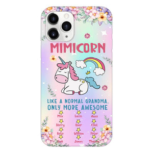 Personalized Grandma Kid Phone Case Printed 22MAY-HC06