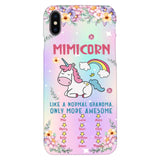 Personalized Grandma Kid Phone Case Printed 22MAY-HC06