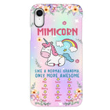 Personalized Grandma Kid Phone Case Printed 22MAY-HC06