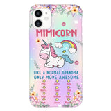 Personalized Grandma Kid Phone Case Printed 22MAY-HC06