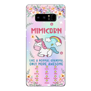 Personalized Grandma Kid Phone Case Printed 22MAY-HC06