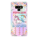 Personalized Grandma Kid Phone Case Printed 22MAY-HC06