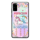 Personalized Grandma Kid Phone Case Printed 22MAY-HC06