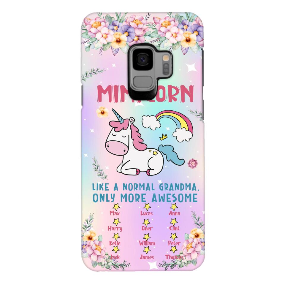 Personalized Grandma Kid Phone Case Printed 22MAY-HC06