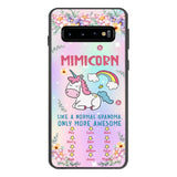 Personalized Grandma Kid Phone Case Printed 22MAY-HC06