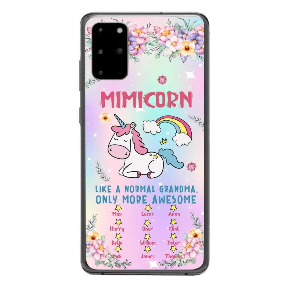 Personalized Grandma Kid Phone Case Printed 22MAY-HC06