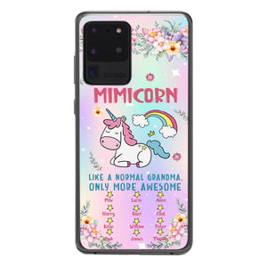 Personalized Grandma Kid Phone Case Printed 22MAY-HC06