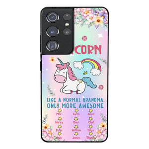 Personalized Grandma Kid Phone Case Printed 22MAY-HC06