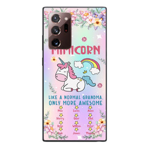 Personalized Grandma Kid Phone Case Printed 22MAY-HC06