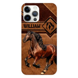 Personalized Horse Lover Phone Case Printed 22MAY-DT07