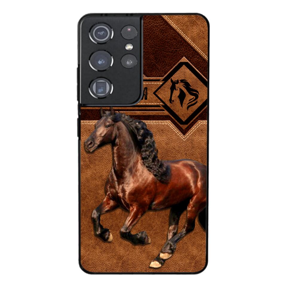 Personalized Horse Lover Phone Case Printed 22MAY-DT07