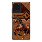 Personalized Horse Lover Phone Case Printed 22MAY-DT07