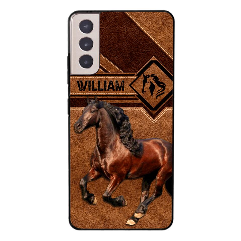 Personalized Horse Lover Phone Case Printed 22MAY-DT07