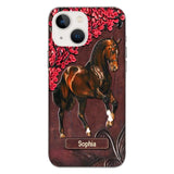 Personalized Horse Lover Phone Case Printed 22MAY-HQ07