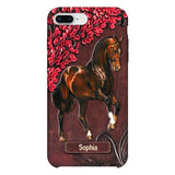 Personalized Horse Lover Phone Case Printed 22MAY-HQ07