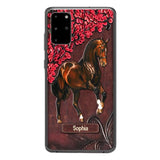 Personalized Horse Lover Phone Case Printed 22MAY-HQ07