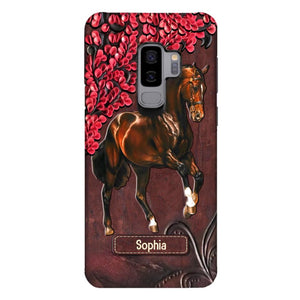 Personalized Horse Lover Phone Case Printed 22MAY-HQ07