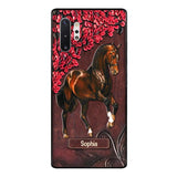 Personalized Horse Lover Phone Case Printed 22MAY-HQ07