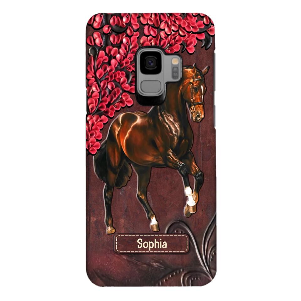 Personalized Horse Lover Phone Case Printed 22MAY-HQ07