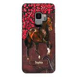 Personalized Horse Lover Phone Case Printed 22MAY-HQ07