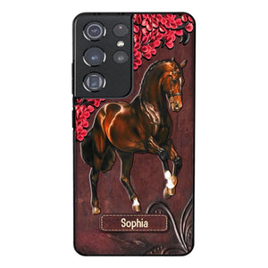 Personalized Horse Lover Phone Case Printed 22MAY-HQ07