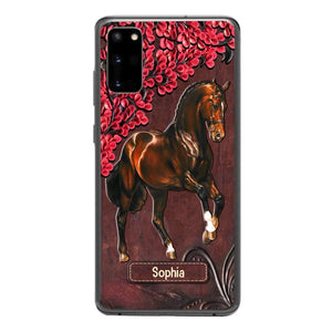 Personalized Horse Lover Phone Case Printed 22MAY-HQ07