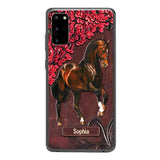 Personalized Horse Lover Phone Case Printed 22MAY-HQ07