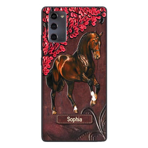 Personalized Horse Lover Phone Case Printed 22MAY-HQ07