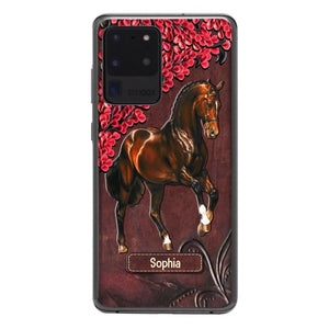 Personalized Horse Lover Phone Case Printed 22MAY-HQ07