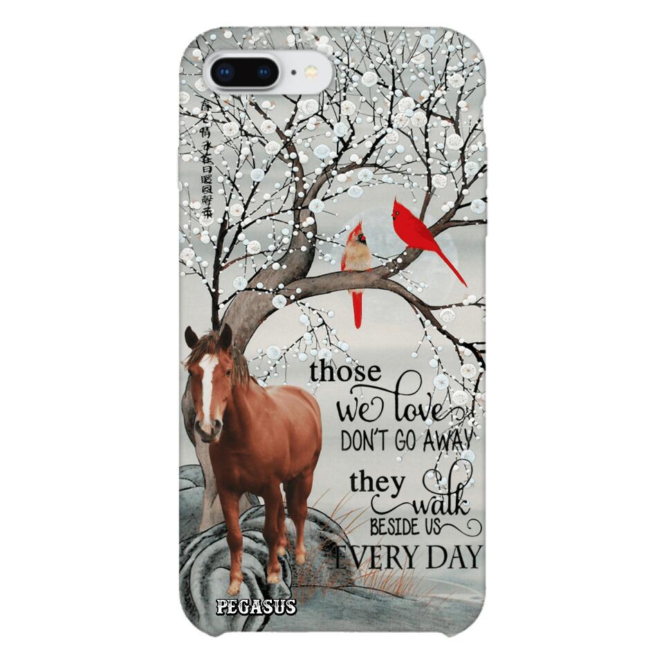 Personalized Horse Image Phone Case Printed 22MAY-HC07