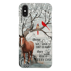 Personalized Horse Image Phone Case Printed 22MAY-HC07