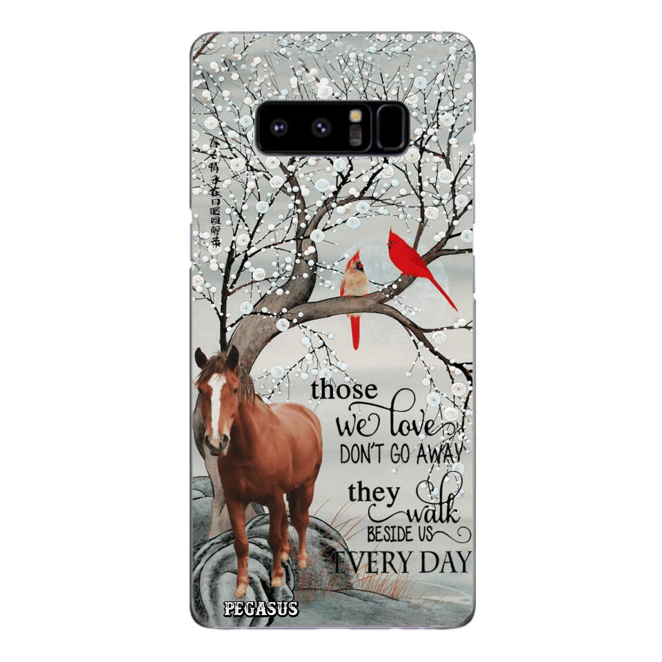 Personalized Horse Image Phone Case Printed 22MAY-HC07