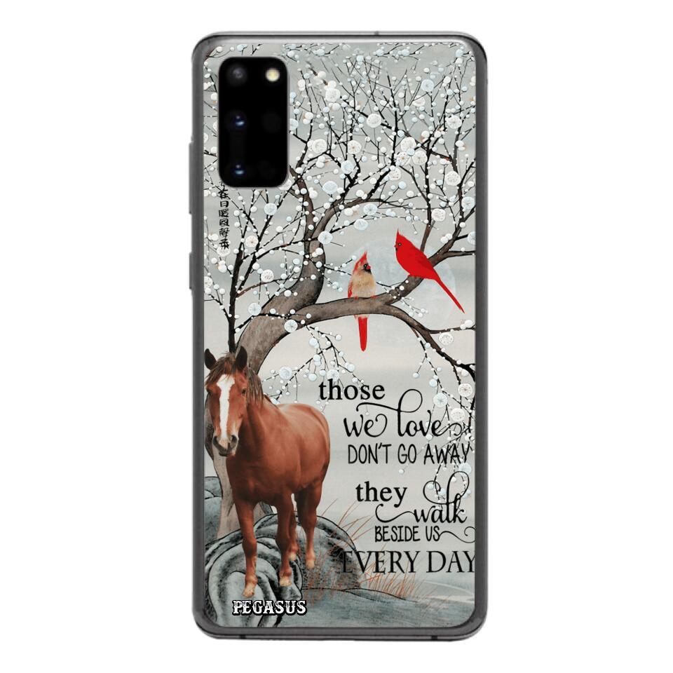 Personalized Horse Image Phone Case Printed 22MAY-HC07