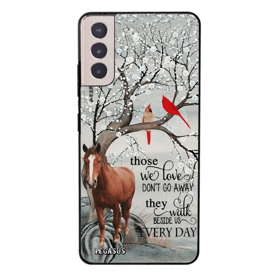 Personalized Horse Image Phone Case Printed 22MAY-HC07